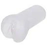 Clear vulva stroker CALEXOTICS in realistic Pure Skin material with closed end