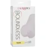 Clear vulva stroker CALEXOTICS in realistic Pure Skin material with closed end