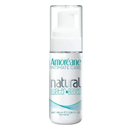 Lubricante íntimo natural a base de agua 100 ml - AMOREANE - envase airless transparente