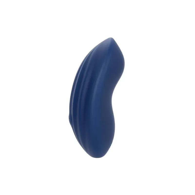 Calexotics Cashmere Velour Curve godet vibrant bleu en silicone avec 10 vitesses et mémoire