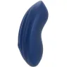 Calexotics Cashmere Velour Curve godet vibrant bleu en silicone avec 10 vitesses et mémoire