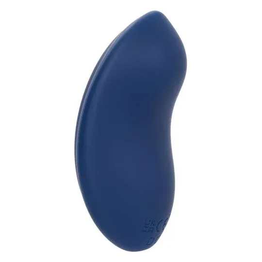Calexotics Cashmere Velour Curve godet vibrant bleu en silicone avec 10 vitesses et mémoire