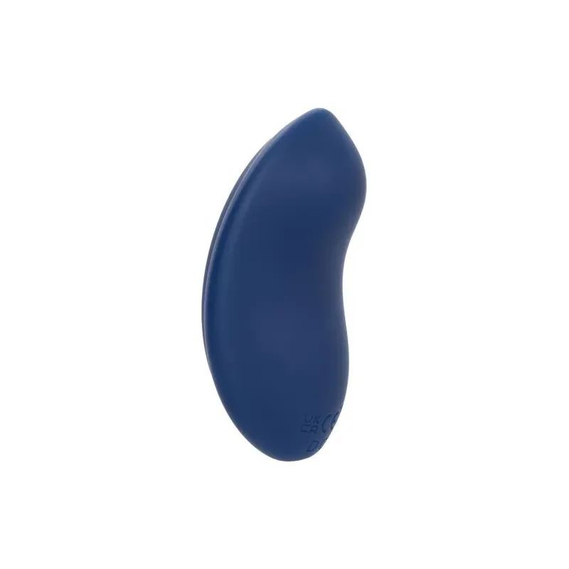 Calexotics Cashmere Velour Curve godet vibrant bleu en silicone avec 10 vitesses et mémoire