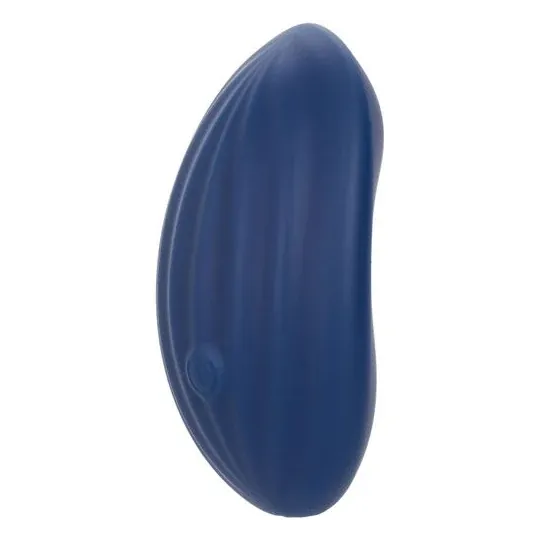 Calexotics Cashmere Velour Curve godet vibrant bleu en silicone avec 10 vitesses et mémoire