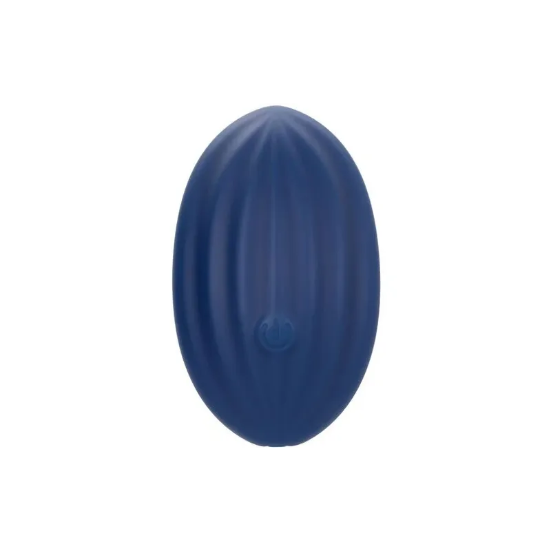 Calexotics Cashmere Velour Curve godet vibrant bleu en silicone avec 10 vitesses et mémoire