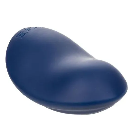 Calexotics Cashmere Velour Curve godet vibrant bleu en silicone avec 10 vitesses et mémoire