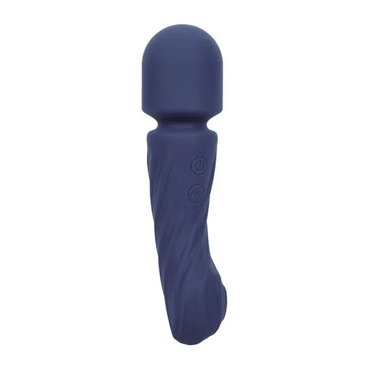 Masseur double moteur CALEXOTICS CHARISMA ALLURE violet silicone body-safe 12 fonctions vibrantes étanche IPX7