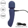 Masseur double moteur CALEXOTICS CHARISMA ALLURE violet silicone body-safe 12 fonctions vibrantes étanche IPX7
