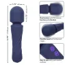 Masseur double moteur CALEXOTICS CHARISMA ALLURE violet silicone body-safe 12 fonctions vibrantes étanche IPX7