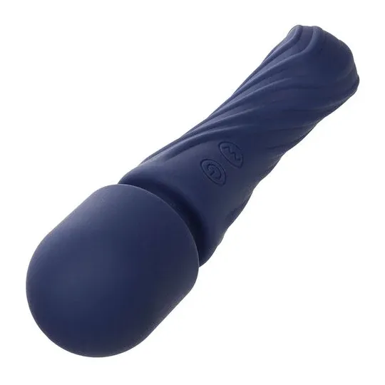 Masseur double moteur CALEXOTICS CHARISMA ALLURE violet silicone body-safe 12 fonctions vibrantes étanche IPX7
