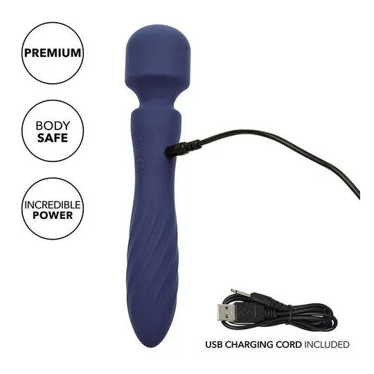 CALEXOTICS Charisma Mystique masseur double moteurs violet, silicone étanche IPX7, 12 fonctions vibrations