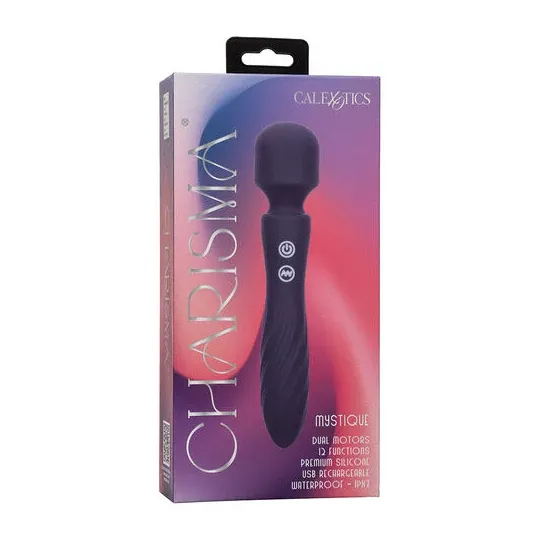 CALEXOTICS Charisma Mystique masseur double moteurs violet, silicone étanche IPX7, 12 fonctions vibrations
