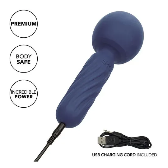 Masseur vibrant CALEXOTICS Charisma Seduction violet silicone 12 fonctions rechargeable