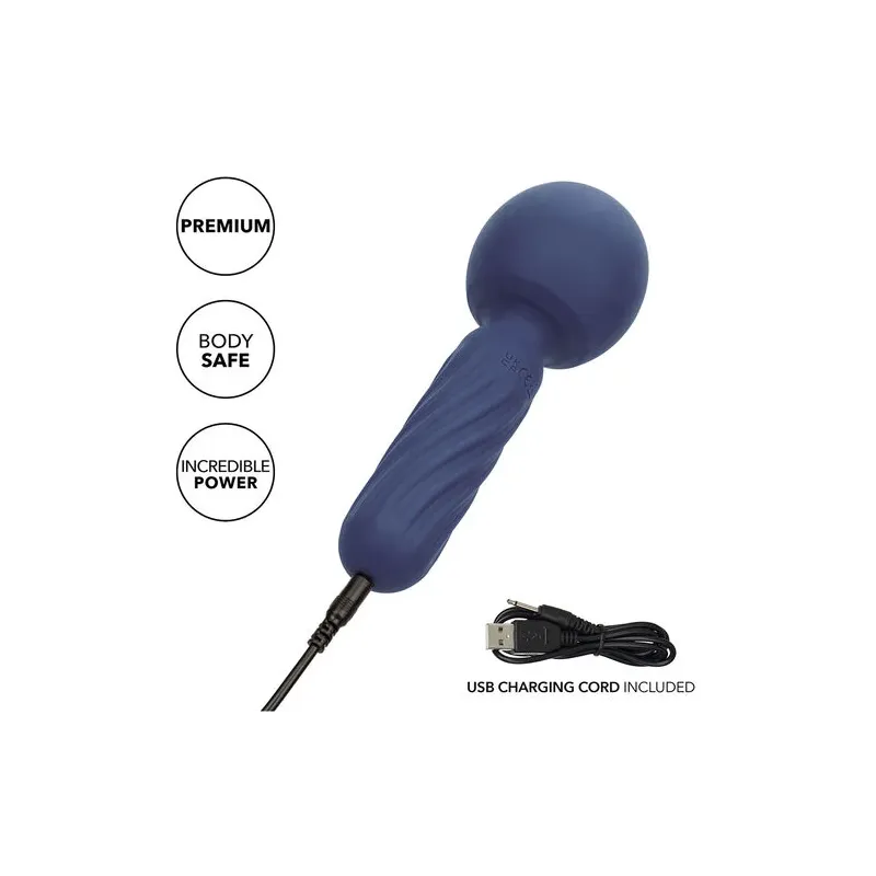 Masseur vibrant CALEXOTICS Charisma Seduction violet silicone 12 fonctions rechargeable
