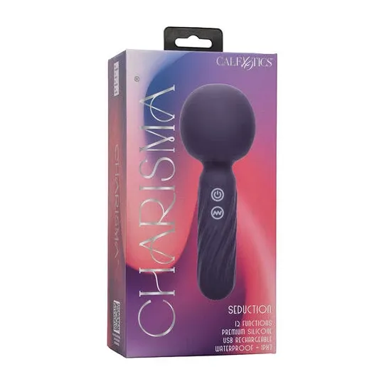 Masseur vibrant CALEXOTICS Charisma Seduction violet silicone 12 fonctions rechargeable