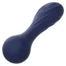 Masseur vibrant flexible CALEXOTICS violet avec 12 fonctions de vibrations, tête nervurée en silicone doux, étanche IPX7.