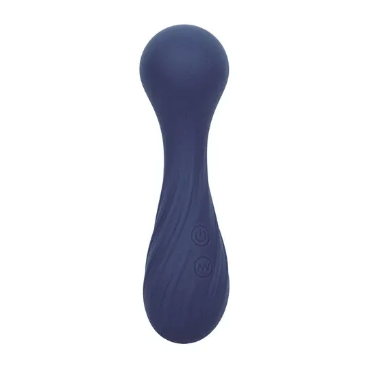 Masseur vibrant flexible CALEXOTICS violet avec 12 fonctions de vibrations, tête nervurée en silicone doux, étanche IPX7.