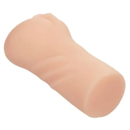 CalExotics male masturbator Pure Skin with intact hymen, internal textured chamber, closed end, flesh color, ultra soft for firs