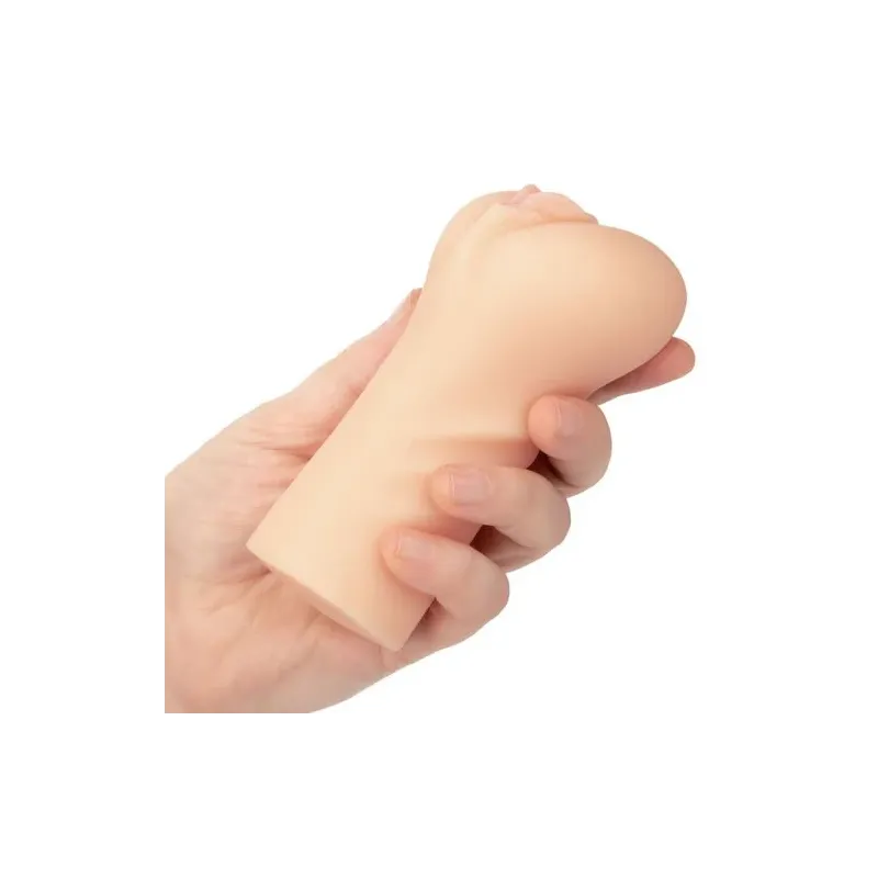 CalExotics male masturbator Pure Skin with intact hymen, internal textured chamber, closed end, flesh color, ultra soft for firs