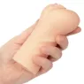 CalExotics male masturbator Pure Skin with intact hymen, internal textured chamber, closed end, flesh color, ultra soft for firs