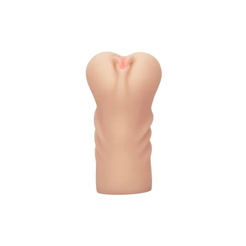CalExotics male masturbator Pure Skin with intact hymen, internal textured chamber, closed end, flesh color, ultra soft for firs