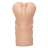 CalExotics male masturbator Pure Skin with intact hymen, internal textured chamber, closed end, flesh color, ultra soft for firs