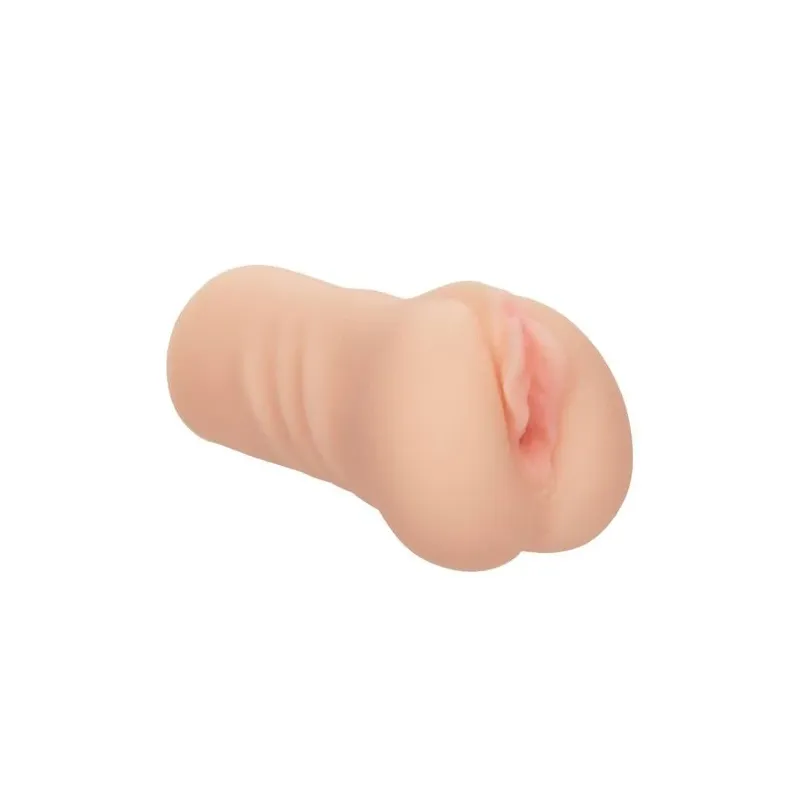 CalExotics male masturbator Pure Skin with intact hymen, internal textured chamber, closed end, flesh color, ultra soft for firs