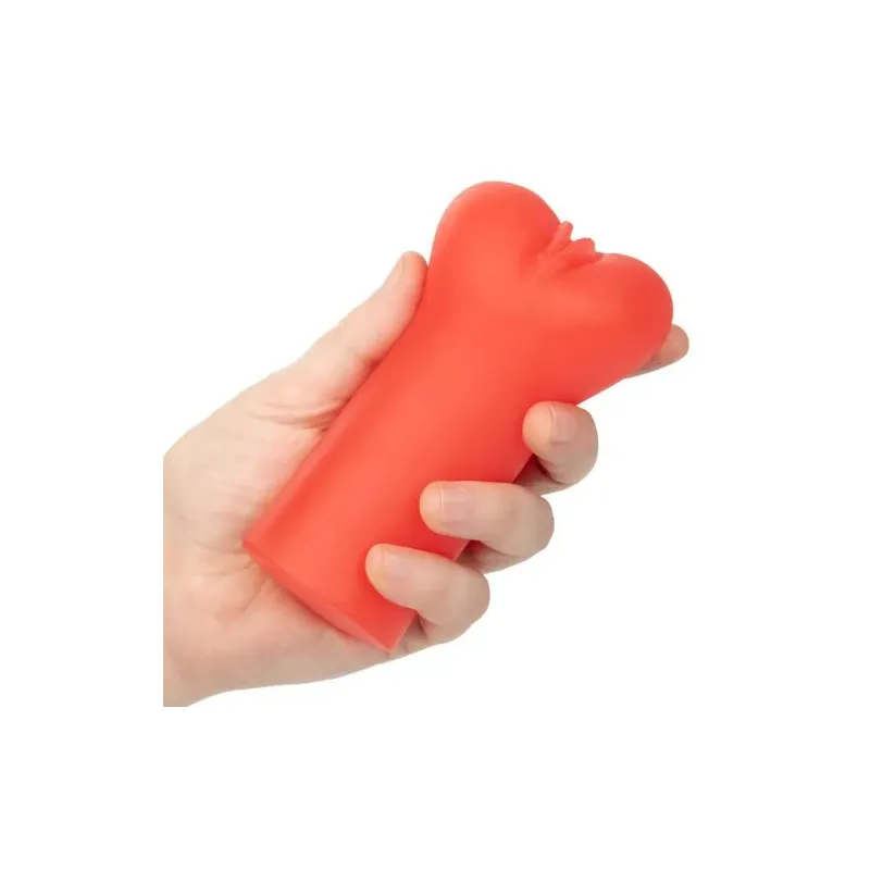 Masturbateur compact CALEXOTICS Cheap Shrills Le Diable en Pure Skin couleur chair, extrémité fermée pour aspiration intense.