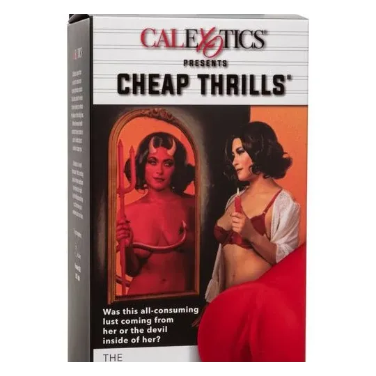 Masturbateur compact CALEXOTICS Cheap Shrills Le Diable en Pure Skin couleur chair, extrémité fermée pour aspiration intense.