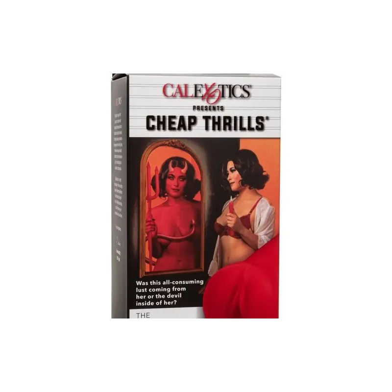Masturbateur compact CALEXOTICS Cheap Shrills Le Diable en Pure Skin couleur chair, extrémité fermée pour aspiration intense.