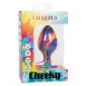 Calexotics plug anal progressif tie-dye multicolore avec base ventouse pour stimulation mains libres