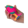 Calexotics plug anal progressif tie-dye multicolore avec base ventouse pour stimulation mains libres