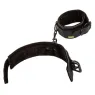 Entraves chevilles noires CALEXOTICS en cuir végétalien double rembourrage - vue d'ensemble