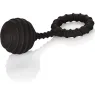 Anneau pénien lesté Calexotics Colt en silicone noir de 110g pour intensifier le plaisir masculin