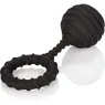 Anneau pénien lesté Calexotics Colt en silicone noir de 110g pour intensifier le plaisir masculin