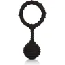 Anneau pénien lesté CALEXOTICS en silicone noir 110g, diamètre 4,5 cm, pour sensations profondes