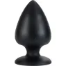 Plug anal noir Calexotics Colt Big Boy avec embout conique et manche courbé pour exploration progressive.