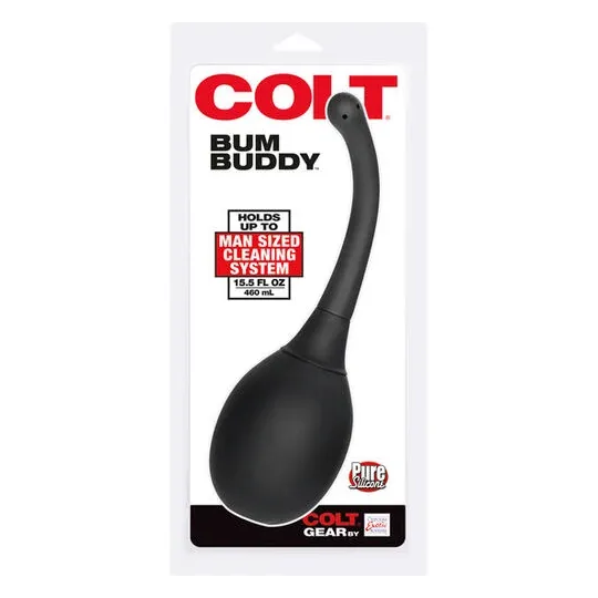 Calexotics Colt Bum Buddy noir, douche anale avec système de pulvérisation pour préparation intime masculine