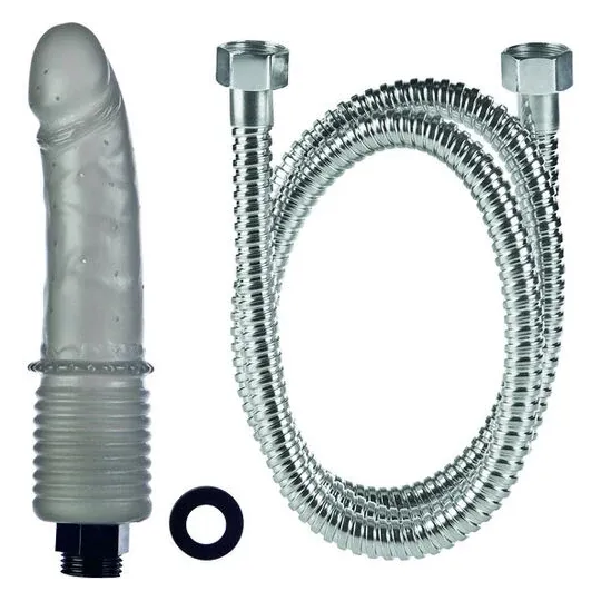 Gode de douche nettoyant CALEXOTICS COLT COUP DE DOUCHE avec multiples jets d'eau pour massage intime pulsé