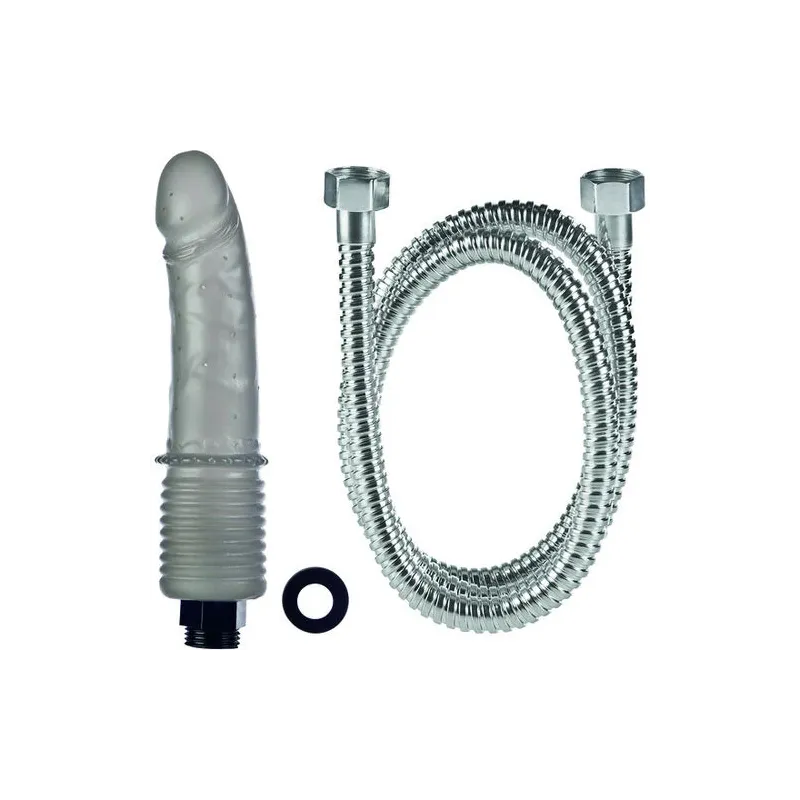 Gode de douche nettoyant CALEXOTICS COLT COUP DE DOUCHE avec multiples jets d'eau pour massage intime pulsé