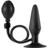 Bouchon de pompe gonflable noir CALEXOTICS, plug anal en silicone, modèle COLT grand
