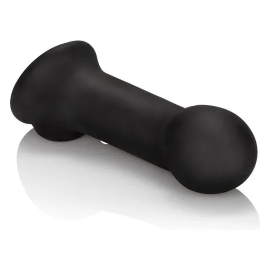 Schwarze Penishülle Calexotics Colt Slugger, verlängert Penis um 2,5 cm, aus TPE.