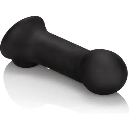 Schwarze Penishülle Calexotics Colt Slugger, verlängert Penis um 2,5 cm, aus TPE.