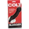 Schwarze Penishülle Calexotics Colt Slugger, verlängert Penis um 2,5 cm, aus TPE.