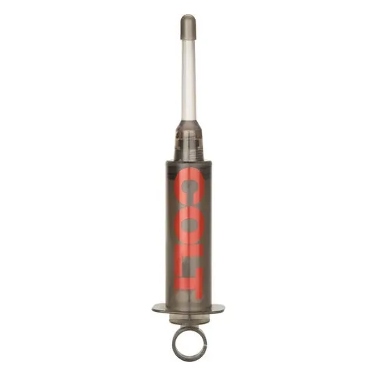 Seringue nettoyante vibrante CALEXOTICS COLT fumée, embout flexible 100 ml pour hygiène intime