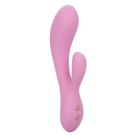 Calexotics Contour Zoie rose double masseur flexible en silicone liquide étanche