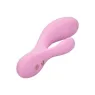 Calexotics Contour Zoie rose double masseur flexible en silicone liquide étanche