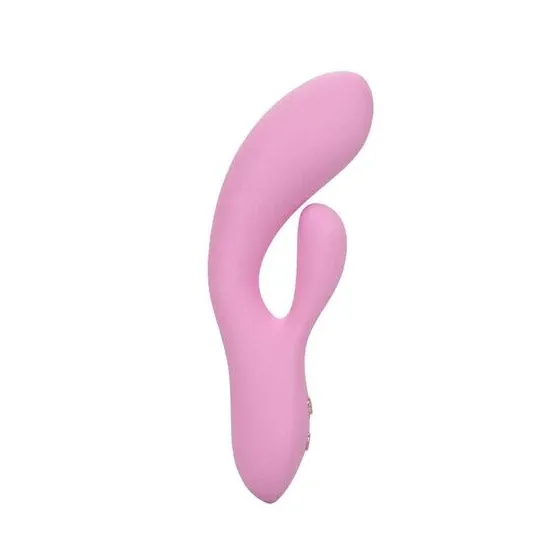 Calexotics Contour Zoie rose double masseur flexible en silicone liquide étanche