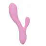 Calexotics Contour Zoie rose double masseur flexible en silicone liquide étanche