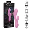 Calexotics Contour Zoie rose double masseur flexible en silicone liquide étanche